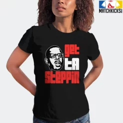 T-Shirt - Nike Dunk Low EMB NBA 75th Anniversary Chicago - Sneaker-Matching T-Shirt (GET TA STEPPIN With MARTIN) -Nike Dunk shop online mockupGenerator 3262