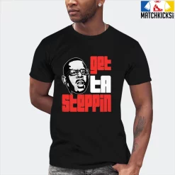 T-Shirt - Nike Dunk Low EMB NBA 75th Anniversary Chicago - Sneaker-Matching T-Shirt (GET TA STEPPIN With MARTIN) -Nike Dunk shop online mockupGenerator 3263