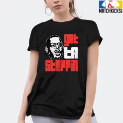 T-Shirt - Nike Dunk Low EMB NBA 75th Anniversary Chicago - Sneaker-Matching T-Shirt (GET TA STEPPIN With MARTIN) -Nike Dunk shop online mockupGenerator 3266