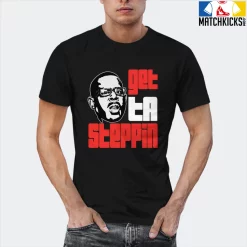 T-Shirt - Nike Dunk Low EMB NBA 75th Anniversary Chicago - Sneaker-Matching T-Shirt (GET TA STEPPIN With MARTIN) -Nike Dunk shop online mockupGenerator 3268