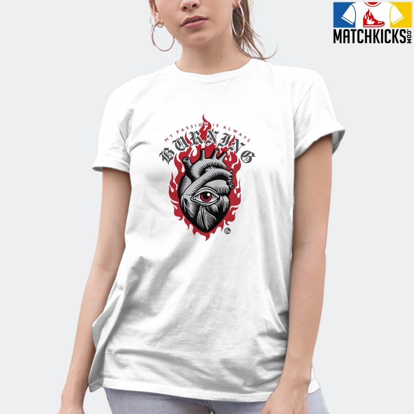 T-Shirt - Nike Dunk High Washed Denim Pack - Sneaker-Matching T-Shirt (My Passion Is Always Burning) 10 T-Shirt - Nike Dunk High Washed Denim Pack - Sneaker-Matching T-Shirt (My Passion Is Always Burning) - Image 8