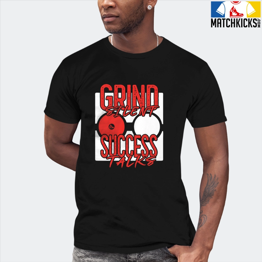 T-Shirt - Nike Dunk Low EMB NBA 75th Anniversary Chicago - Sneaker-Matching T-Shirt (Grind Silent Success Talks) 7 T-Shirt - Nike Dunk Low EMB NBA 75th Anniversary Chicago - Sneaker-Matching T-Shirt (Grind Silent Success Talks) - Image 5
