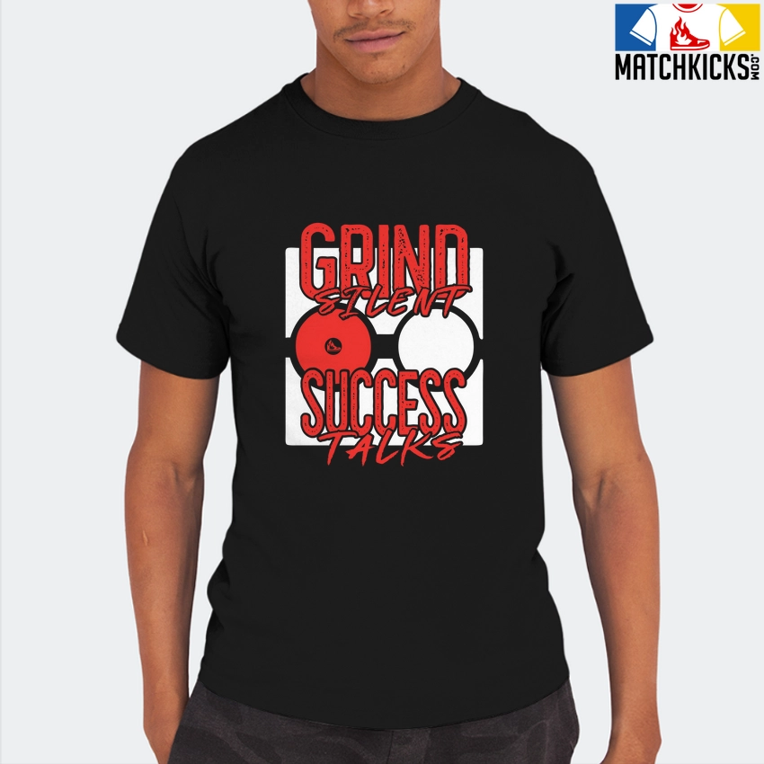 T-Shirt - Nike Dunk Low EMB NBA 75th Anniversary Chicago - Sneaker-Matching T-Shirt (Grind Silent Success Talks) 8 T-Shirt - Nike Dunk Low EMB NBA 75th Anniversary Chicago - Sneaker-Matching T-Shirt (Grind Silent Success Talks) - Image 6