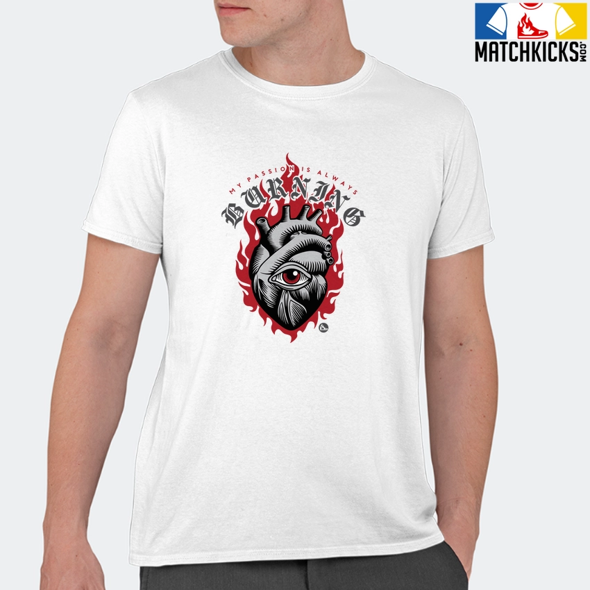 T-Shirt - Nike Dunk High Washed Denim Pack - Sneaker-Matching T-Shirt (My Passion Is Always Burning) 11 T-Shirt - Nike Dunk High Washed Denim Pack - Sneaker-Matching T-Shirt (My Passion Is Always Burning) - Image 9