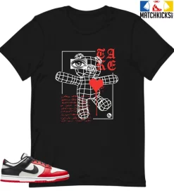 T-Shirt - Nike Dunk Low EMB NBA 75th Anniversary Chicago - Sneaker-Matching T-Shirt (TAKE)