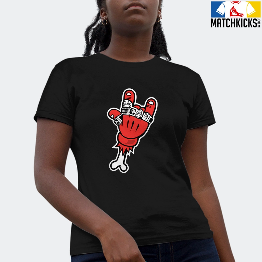 T-Shirt - Nike Dunk Low EMB NBA 75th Anniversary Chicago - Sneaker-Matching T-Shirt (RINGS CHAMPIONS) 4 T-Shirt - Nike Dunk Low EMB NBA 75th Anniversary Chicago - Sneaker-Matching T-Shirt (RINGS CHAMPIONS) - Image 2