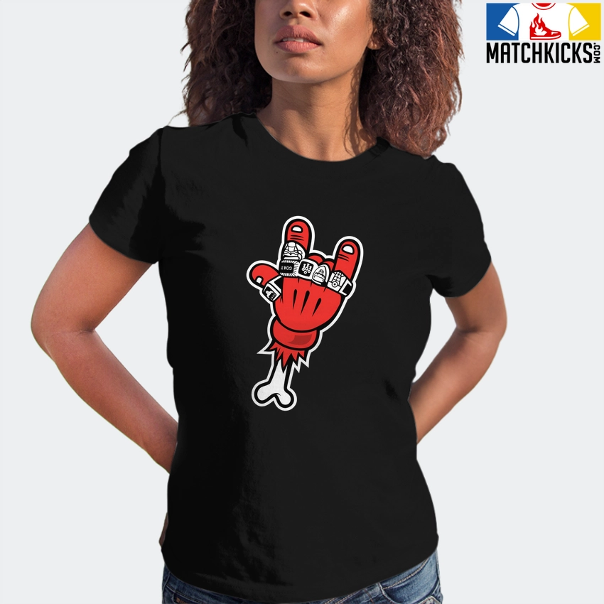 T-Shirt - Nike Dunk Low EMB NBA 75th Anniversary Chicago - Sneaker-Matching T-Shirt (RINGS CHAMPIONS) 6 T-Shirt - Nike Dunk Low EMB NBA 75th Anniversary Chicago - Sneaker-Matching T-Shirt (RINGS CHAMPIONS) - Image 4