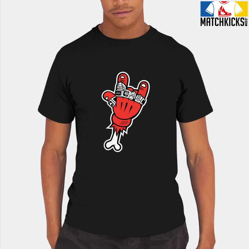 T-Shirt - Nike Dunk Low EMB NBA 75th Anniversary Chicago - Sneaker-Matching T-Shirt (RINGS CHAMPIONS) 8 T-Shirt - Nike Dunk Low EMB NBA 75th Anniversary Chicago - Sneaker-Matching T-Shirt (RINGS CHAMPIONS) - Image 6