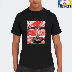 T-Shirt - Nike Dunk Low EMB NBA 75th Anniversary Chicago - Sneaker-Matching T-Shirt (Quiet Is Good) -Nike Dunk shop online mockupGenerator 3390