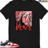 T-Shirt - Nike Dunk Low EMB NBA 75th Anniversary Chicago - Sneaker-Matching T-Shirt (finding PEACE) -Nike Dunk shop online mockupGenerator 3422