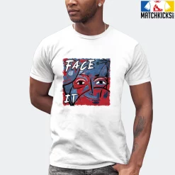 T-Shirt - Nike Dunk High Washed Denim Pack - Sneaker-Matching T-Shirt (FACE IT) -Nike Dunk shop online mockupGenerator 344