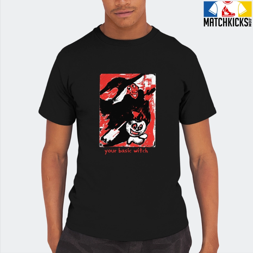 T-Shirt - Nike Dunk Low EMB NBA 75th Anniversary Chicago - Sneaker-Matching T-Shirt (your Basic Witch) 8 T-Shirt - Nike Dunk Low EMB NBA 75th Anniversary Chicago - Sneaker-Matching T-Shirt (your Basic Witch) - Image 6