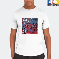 T-Shirt - Nike Dunk High Washed Denim Pack - Sneaker-Matching T-Shirt (FACE IT) -Nike Dunk shop online mockupGenerator 345