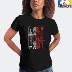 T-Shirt - Nike Dunk Low EMB NBA 75th Anniversary Chicago - Sneaker-Matching T-Shirt (Sneaker King) -Nike Dunk shop online mockupGenerator 3451