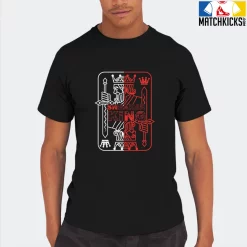T-Shirt - Nike Dunk Low EMB NBA 75th Anniversary Chicago - Sneaker-Matching T-Shirt (Sneaker King) -Nike Dunk shop online mockupGenerator 3453