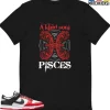 T-Shirt - Nike Dunk Low EMB NBA 75th Anniversary Chicago - Sneaker-Matching T-Shirt (Pisces A Kind Soul) -Nike Dunk shop online mockupGenerator 3458