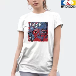 T-Shirt - Nike Dunk High Washed Denim Pack - Sneaker-Matching T-Shirt (FACE IT) -Nike Dunk shop online mockupGenerator 347