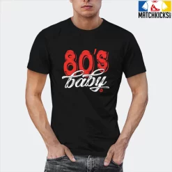 T-Shirt - Nike Dunk Low EMB NBA 75th Anniversary Chicago - Sneaker-Matching T-Shirt (80s Baby) -Nike Dunk shop online mockupGenerator 3475
