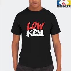 T-Shirt - Nike Dunk Low EMB NBA 75th Anniversary Chicago - Sneaker-Matching T-Shirt (LOW KEY) -Nike Dunk shop online mockupGenerator 3489