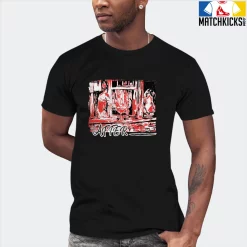 T-Shirt - Nike Dunk Low EMB NBA 75th Anniversary Chicago - Sneaker-Matching T-Shirt (After. The Window) -Nike Dunk shop online mockupGenerator 3497