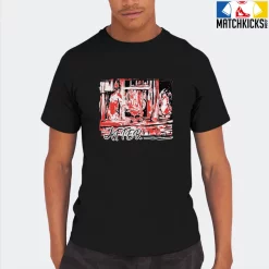 T-Shirt - Nike Dunk Low EMB NBA 75th Anniversary Chicago - Sneaker-Matching T-Shirt (After. The Window) -Nike Dunk shop online mockupGenerator 3498