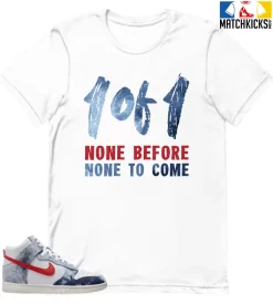 T-Shirt - Nike Dunk High Washed Denim Pack - Sneaker-Matching T-Shirt (1 Of 1)