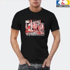 T-Shirt - Nike Dunk Low EMB NBA 75th Anniversary Chicago - Sneaker-Matching T-Shirt (After. The Window) -Nike Dunk shop online mockupGenerator 3502