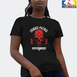 T-Shirt - Nike Dunk Low EMB NBA 75th Anniversary Chicago - Sneaker-Matching T-Shirt (Zombie Patrol) -Nike Dunk shop online mockupGenerator 3513