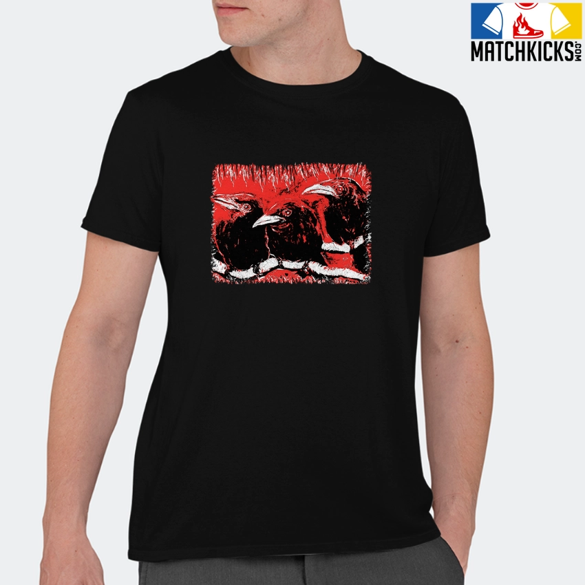 T-Shirt - Nike Dunk Low EMB NBA 75th Anniversary Chicago - Sneaker-Matching T-Shirt (Baby Crows) 11 T-Shirt - Nike Dunk Low EMB NBA 75th Anniversary Chicago - Sneaker-Matching T-Shirt (Baby Crows) - Image 9