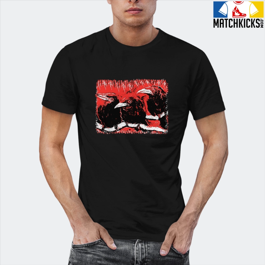T-Shirt - Nike Dunk Low EMB NBA 75th Anniversary Chicago - Sneaker-Matching T-Shirt (Baby Crows) 12 T-Shirt - Nike Dunk Low EMB NBA 75th Anniversary Chicago - Sneaker-Matching T-Shirt (Baby Crows) - Image 10