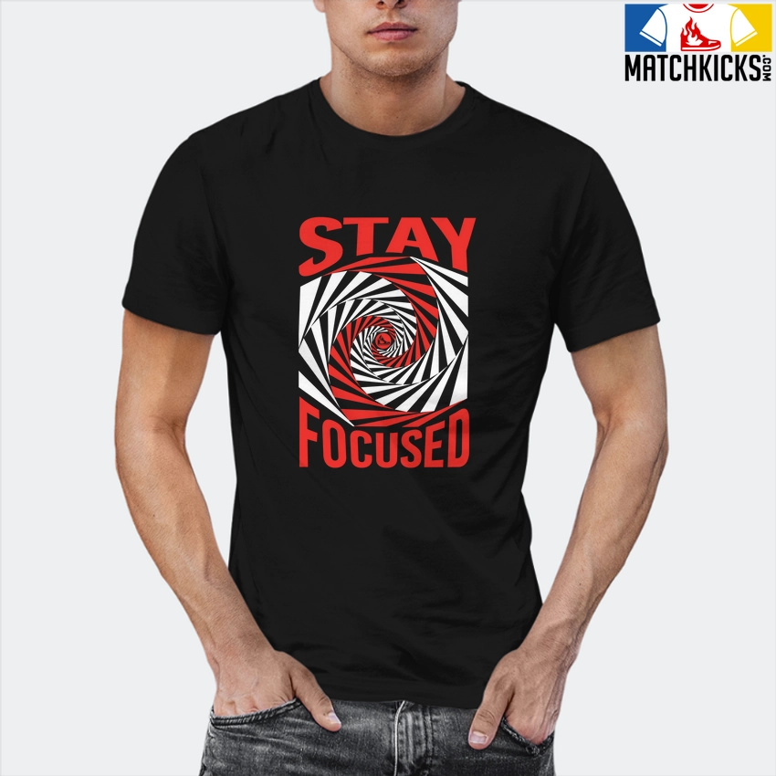 T-Shirt - Nike Dunk Low EMB NBA 75th Anniversary Chicago - Sneaker-Matching T-Shirt (STAY FOCUSED) 12 T-Shirt - Nike Dunk Low EMB NBA 75th Anniversary Chicago - Sneaker-Matching T-Shirt (STAY FOCUSED) - Image 10