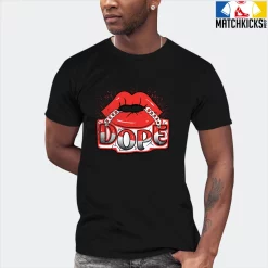 T-Shirt - Nike Dunk Low EMB NBA 75th Anniversary Chicago - Sneaker-Matching T-Shirt (Dope Lips) 16 T-Shirt - Nike Dunk Low EMB NBA 75th Anniversary Chicago - Sneaker-Matching T-Shirt (Dope Lips) -Nike Dunk shop online mockupGenerator 3587