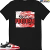 T-Shirt - Nike Dunk Low EMB NBA 75th Anniversary Chicago - Sneaker-Matching T-Shirt (FREEDOM)