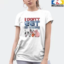 T-Shirt - Nike Dunk High Washed Denim Pack - Sneaker-Matching T-Shirt (I Don't Eat My Homies) -Nike Dunk shop online mockupGenerator 365