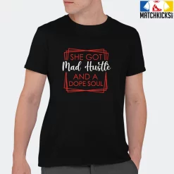 T-Shirt - Nike Dunk Low EMB NBA 75th Anniversary Chicago - Sneaker-Matching T-Shirt (She Got) -Nike Dunk shop online mockupGenerator 3663