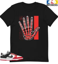 T-Shirt - Nike Dunk Low EMB NBA 75th Anniversary Chicago - Sneaker-Matching T-Shirt (REZOLUTION)