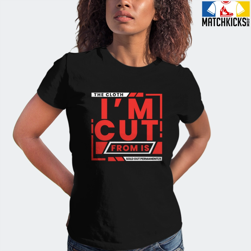 T-Shirt - Nike Dunk Low EMB NBA 75th Anniversary Chicago - Sneaker-Matching T-Shirt (The Cloth I'm Cut From) 6 T-Shirt - Nike Dunk Low EMB NBA 75th Anniversary Chicago - Sneaker-Matching T-Shirt (The Cloth I'm Cut From) - Image 4