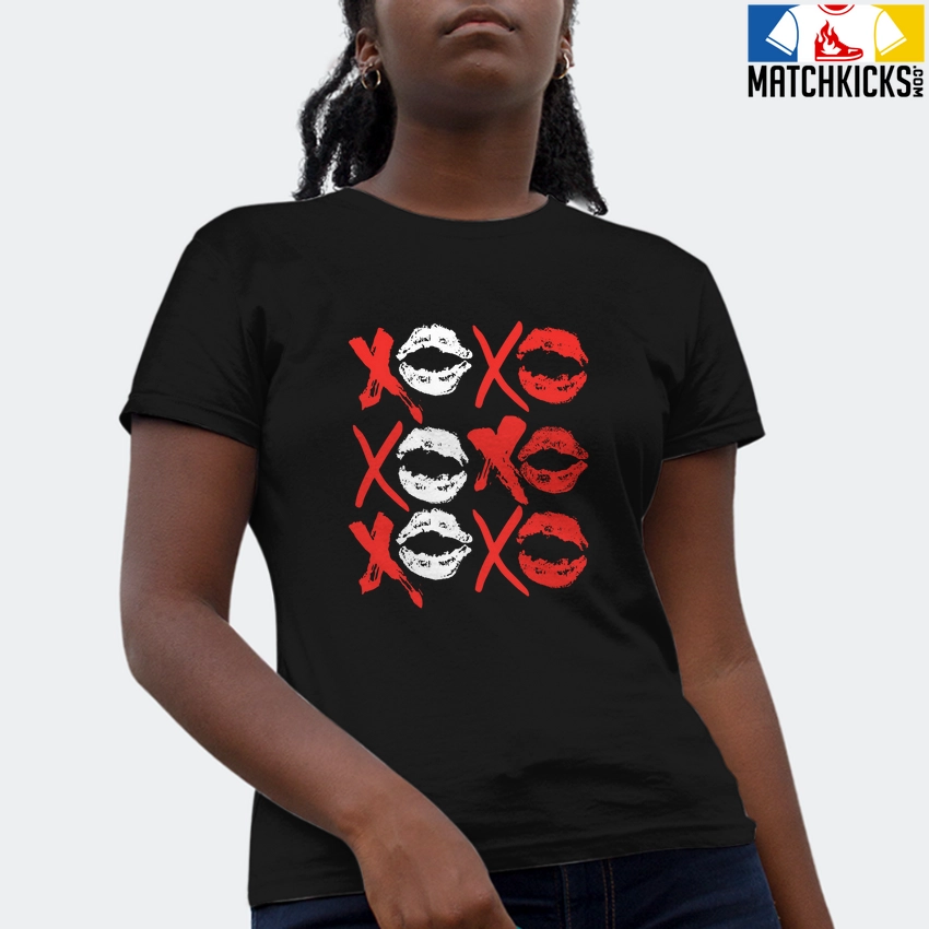 T-Shirt - Nike Dunk Low EMB NBA 75th Anniversary Chicago - Sneaker-Matching T-Shirt (XO Repeat) 4 T-Shirt - Nike Dunk Low EMB NBA 75th Anniversary Chicago - Sneaker-Matching T-Shirt (XO Repeat) - Image 2