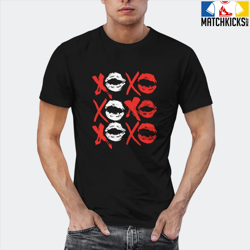 T-Shirt - Nike Dunk Low EMB NBA 75th Anniversary Chicago - Sneaker-Matching T-Shirt (XO Repeat) 12 T-Shirt - Nike Dunk Low EMB NBA 75th Anniversary Chicago - Sneaker-Matching T-Shirt (XO Repeat) - Image 10