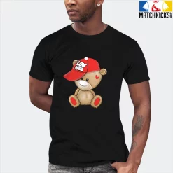 T-Shirt - Nike Dunk Low EMB NBA 75th Anniversary Chicago - Sneaker-Matching T-Shirt (LOW KEY BEAR) -Nike Dunk shop online mockupGenerator 3722