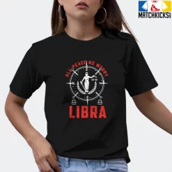 T-Shirt - Nike Dunk Low EMB NBA 75th Anniversary Chicago - Sneaker-Matching T-Shirt (Libra All Peace) -Nike Dunk shop online mockupGenerator 3733