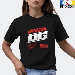 T-Shirt - Nike Dunk Low EMB NBA 75th Anniversary Chicago - Sneaker-Matching T-Shirt (ORIGINAL OG SINCE DAY 1) -Nike Dunk shop online mockupGenerator 3769