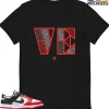 T-Shirt - Nike Dunk Low EMB NBA 75th Anniversary Chicago - Sneaker-Matching T-Shirt (Retro Love Right) -Nike Dunk shop online mockupGenerator 3773
