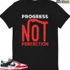 T-Shirt - Nike Dunk Low EMB NBA 75th Anniversary Chicago - Sneaker-Matching T-Shirt (Progress NOT Perfection) -Nike Dunk shop online mockupGenerator 3782