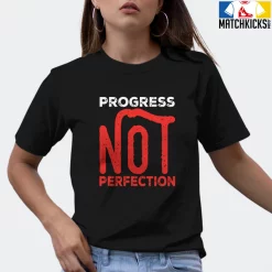 T-Shirt - Nike Dunk Low EMB NBA 75th Anniversary Chicago - Sneaker-Matching T-Shirt (Progress NOT Perfection) 18 T-Shirt - Nike Dunk Low EMB NBA 75th Anniversary Chicago - Sneaker-Matching T-Shirt (Progress NOT Perfection) -Nike Dunk shop online mockupGenerator 3787