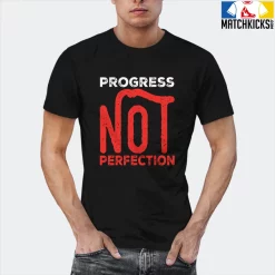 T-Shirt - Nike Dunk Low EMB NBA 75th Anniversary Chicago - Sneaker-Matching T-Shirt (Progress NOT Perfection) 21 T-Shirt - Nike Dunk Low EMB NBA 75th Anniversary Chicago - Sneaker-Matching T-Shirt (Progress NOT Perfection) -Nike Dunk shop online mockupGenerator 3790