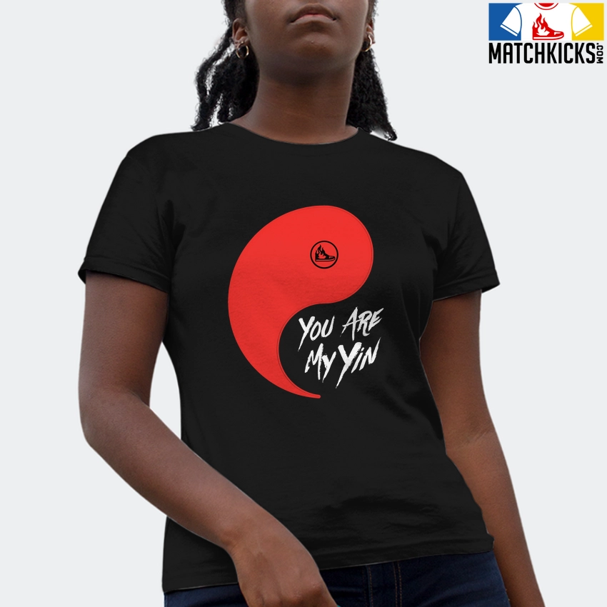 T-Shirt - Nike Dunk Low EMB NBA 75th Anniversary Chicago - Sneaker-Matching T-Shirt (You Are My Yin) 4 T-Shirt - Nike Dunk Low EMB NBA 75th Anniversary Chicago - Sneaker-Matching T-Shirt (You Are My Yin) - Image 2