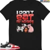 T-Shirt - Nike Dunk Low EMB NBA 75th Anniversary Chicago - Sneaker-Matching T-Shirt (I Don't Eat My Homies) -Nike Dunk shop online mockupGenerator 3809