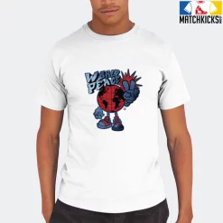 T-Shirt - Nike Dunk High Washed Denim Pack - Sneaker-Matching T-Shirt (World Peace) -Nike Dunk shop online mockupGenerator 381