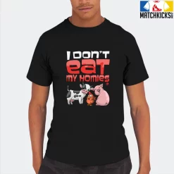 T-Shirt - Nike Dunk Low EMB NBA 75th Anniversary Chicago - Sneaker-Matching T-Shirt (I Don't Eat My Homies) -Nike Dunk shop online mockupGenerator 3813